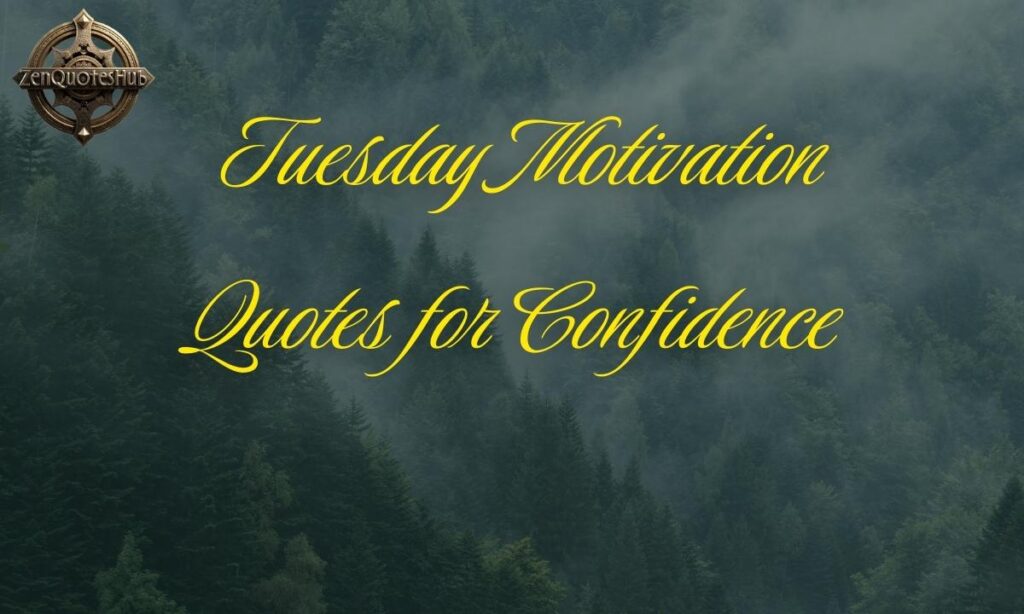 10 Tuesday Motivation Quotes for Confidence