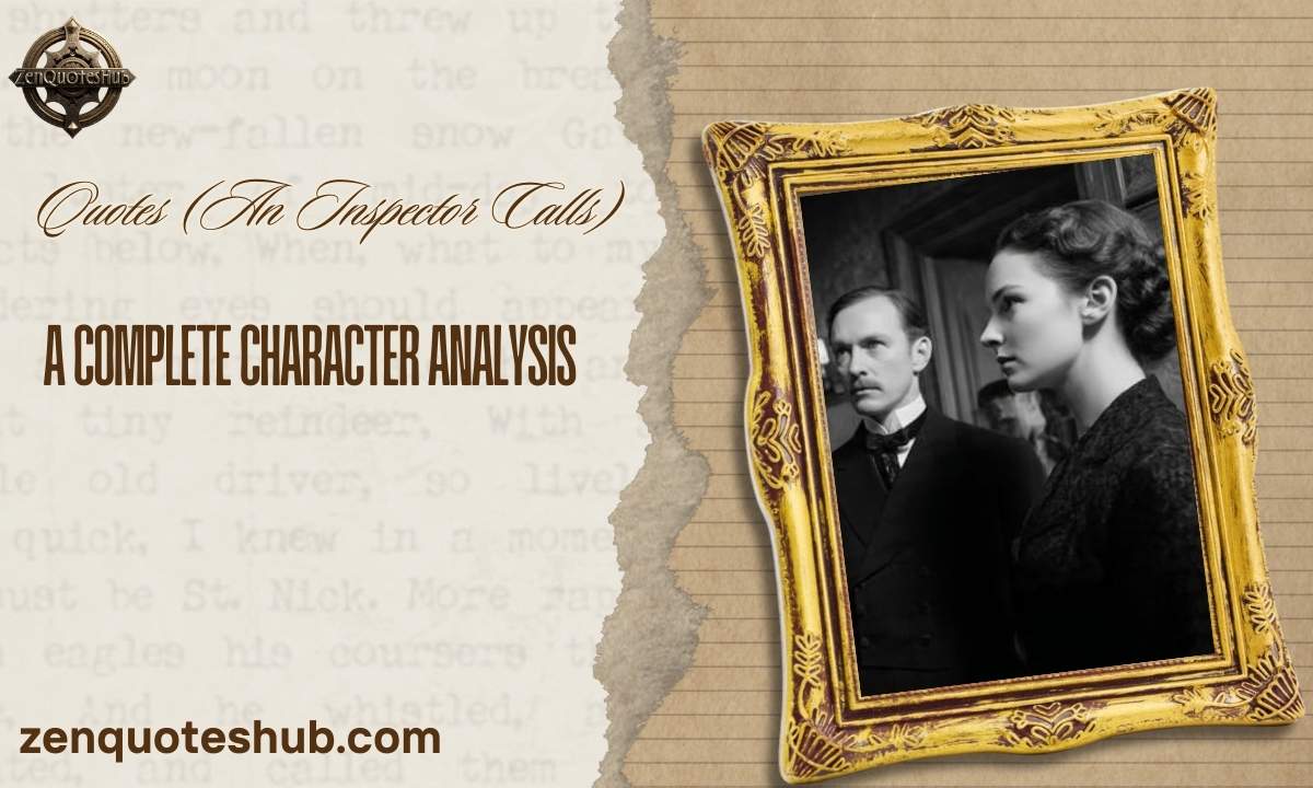 Quotes (An Inspector Calls): A Complete Character Analysis